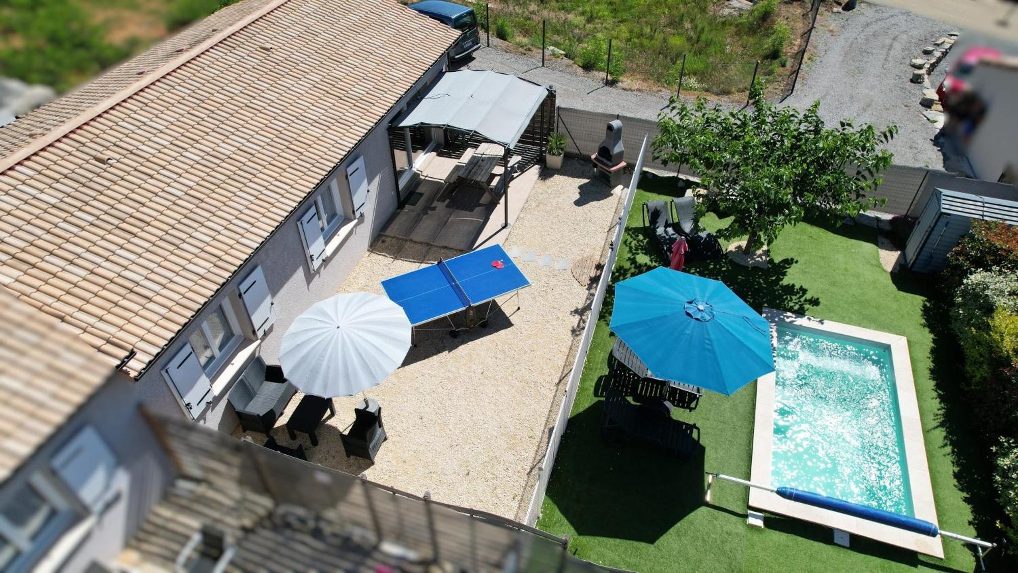 En Ardeche, Gite L'Odyssee Climatise Avec Sa Piscine Privee Et Chauffee جوييوس المظهر الخارجي الصورة